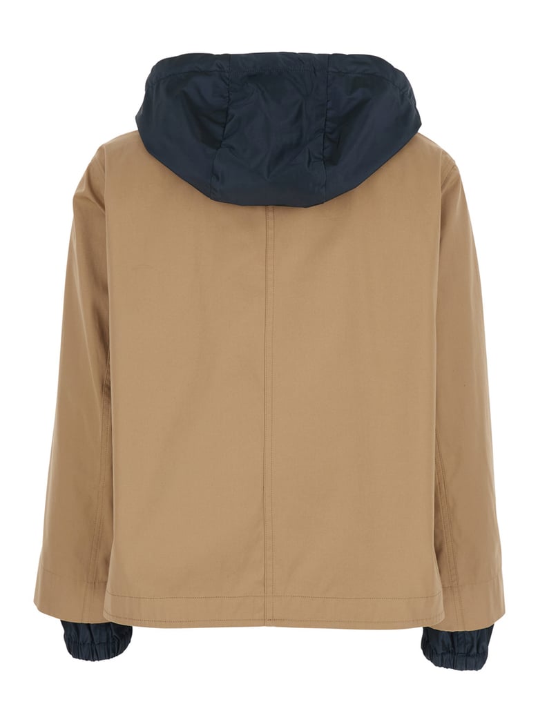jacket reversible cotton brown by Selfnex
