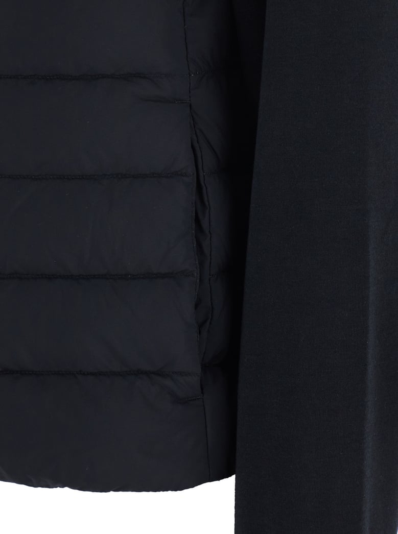 down jacket black cotton-tech by Selfnex