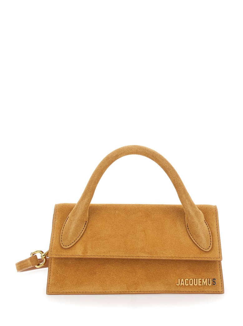 handbag le chiquito long brown suede by Selfnex