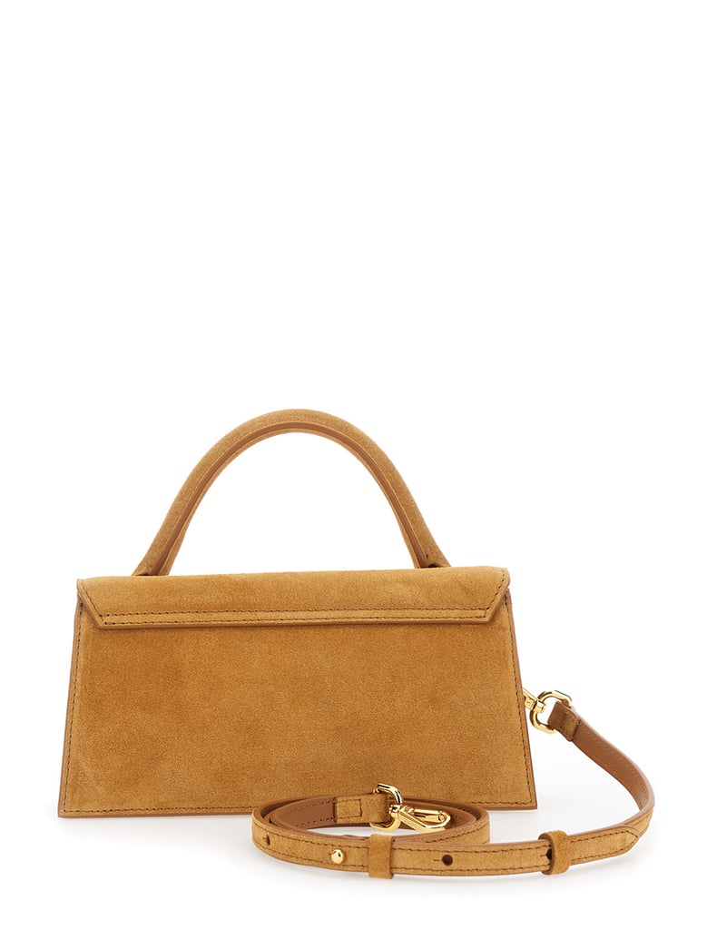 handbag le chiquito long brown suede by Selfnex