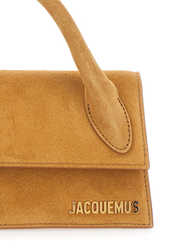 handbag le chiquito long brown suede by Selfnex