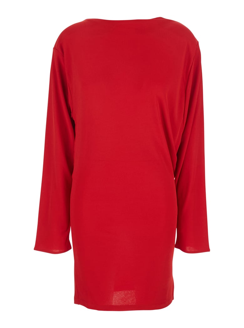dress mistral red viscose by Selfnex