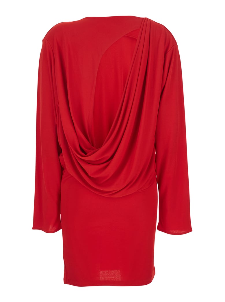 dress mistral red viscose by Selfnex