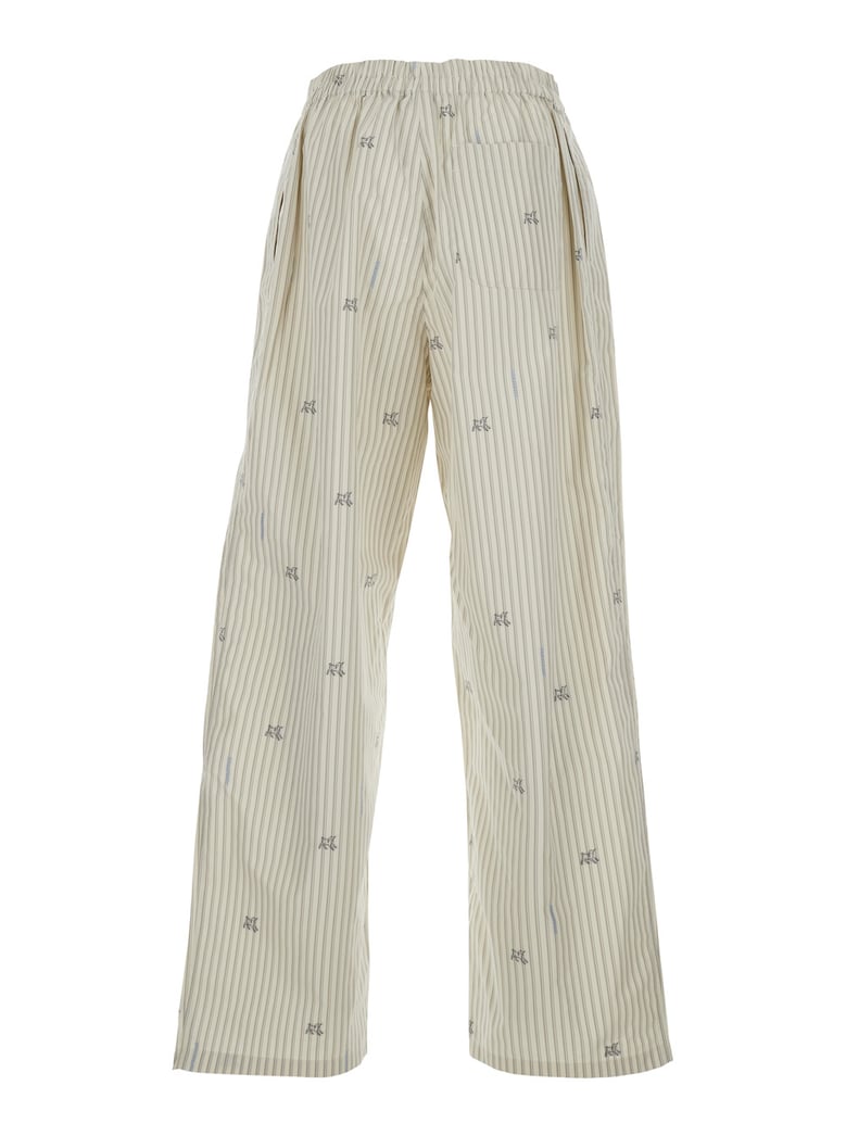 trousers beige cotton by Selfnex