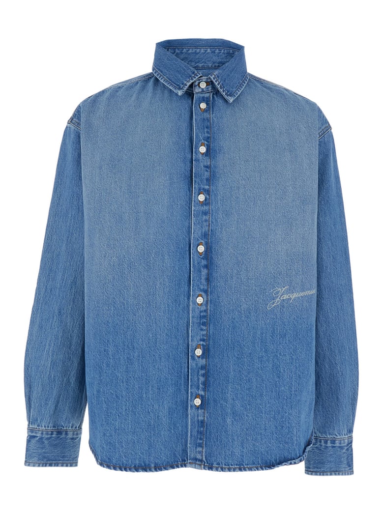 shirt simon light blue denim by Selfnex