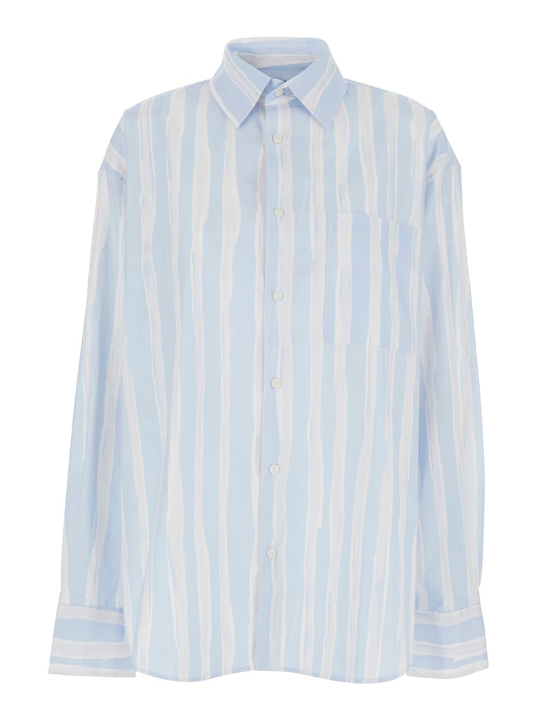 t-shirt la chemise camargue light blue by Selfnex