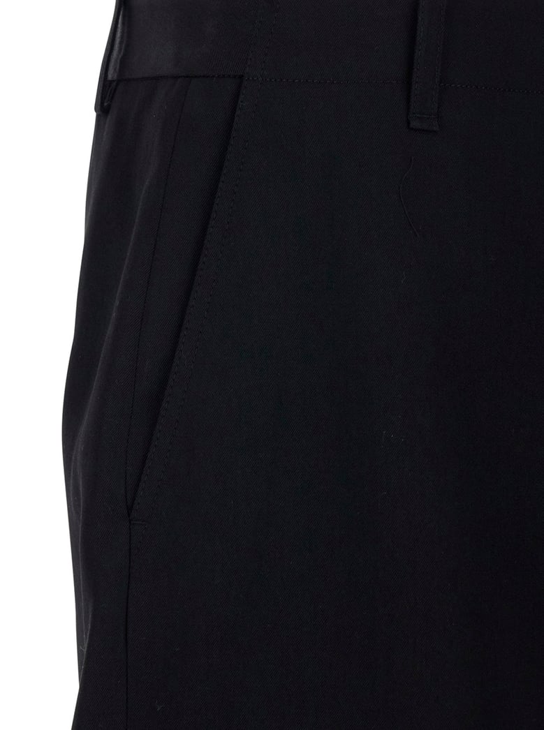 bermuda shorts camargue black wool by Selfnex