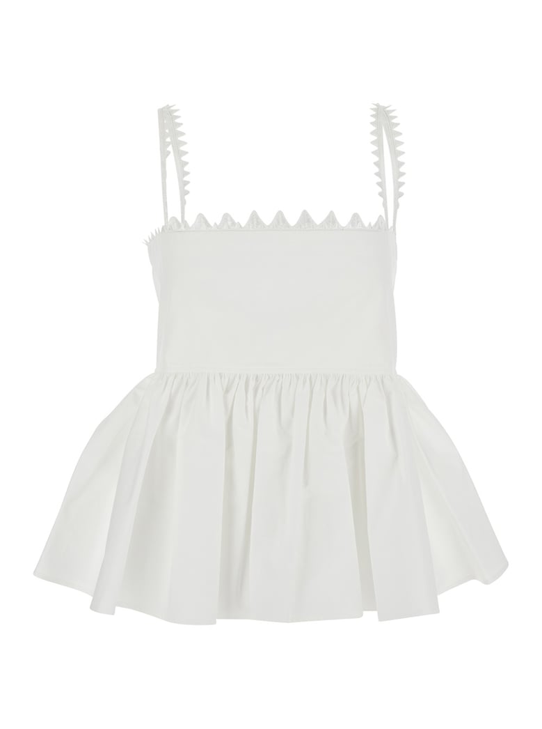 top le haut traversin white cotton by Selfnex