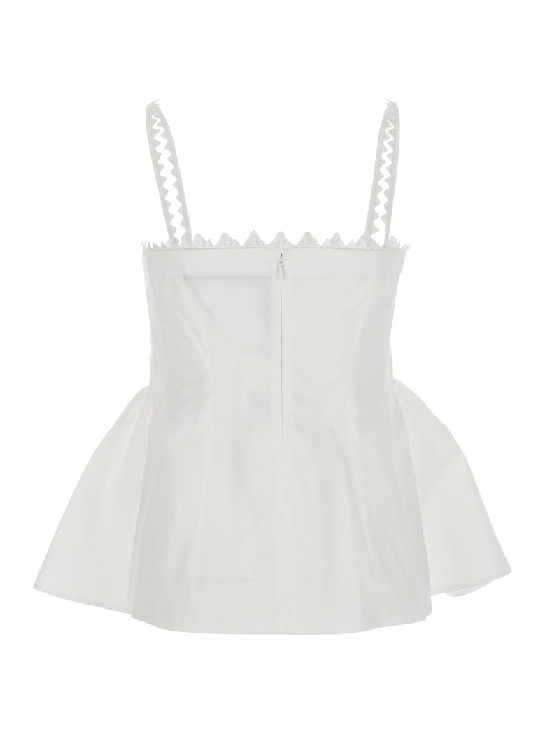 top le haut traversin white cotton by Selfnex