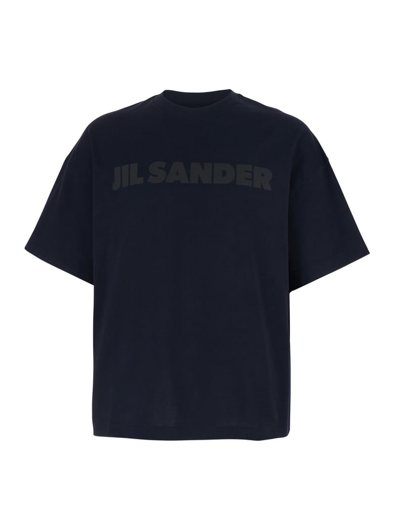 t-shirt crew neck blue cotton by Selfnex