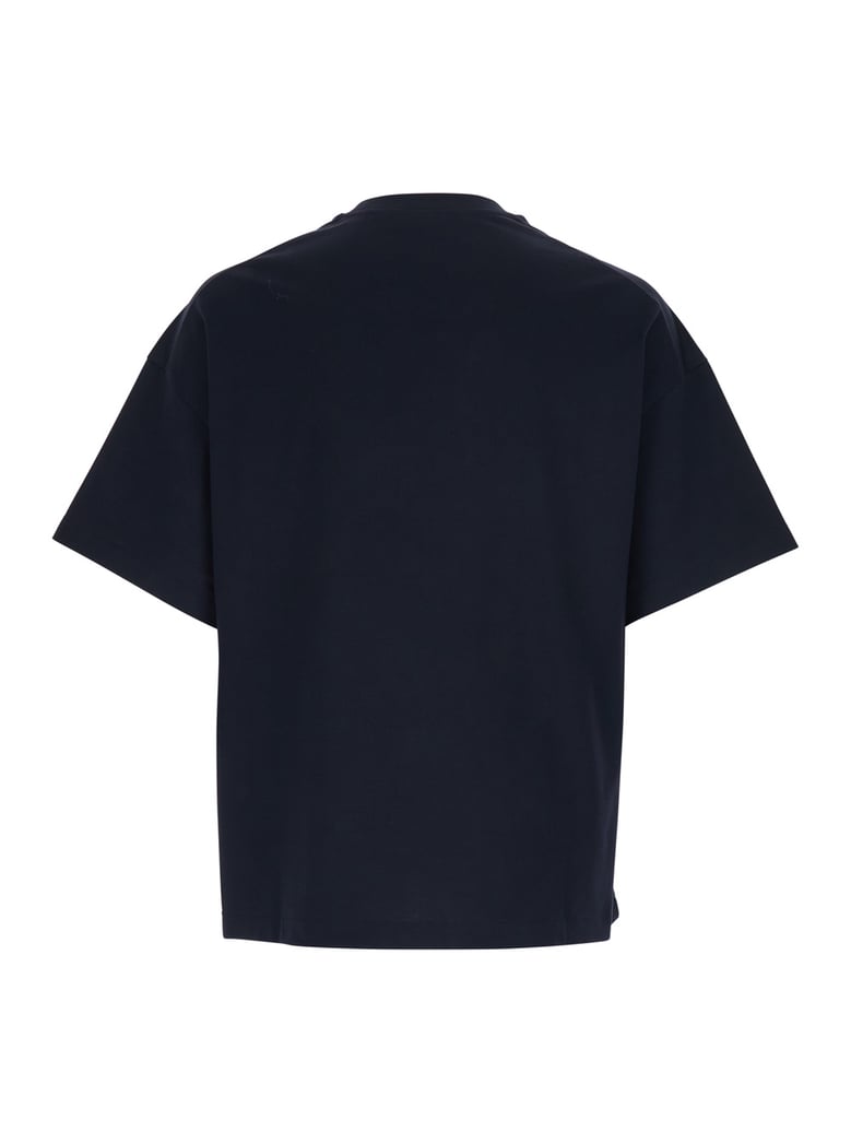 t-shirt crew neck blue cotton by Selfnex