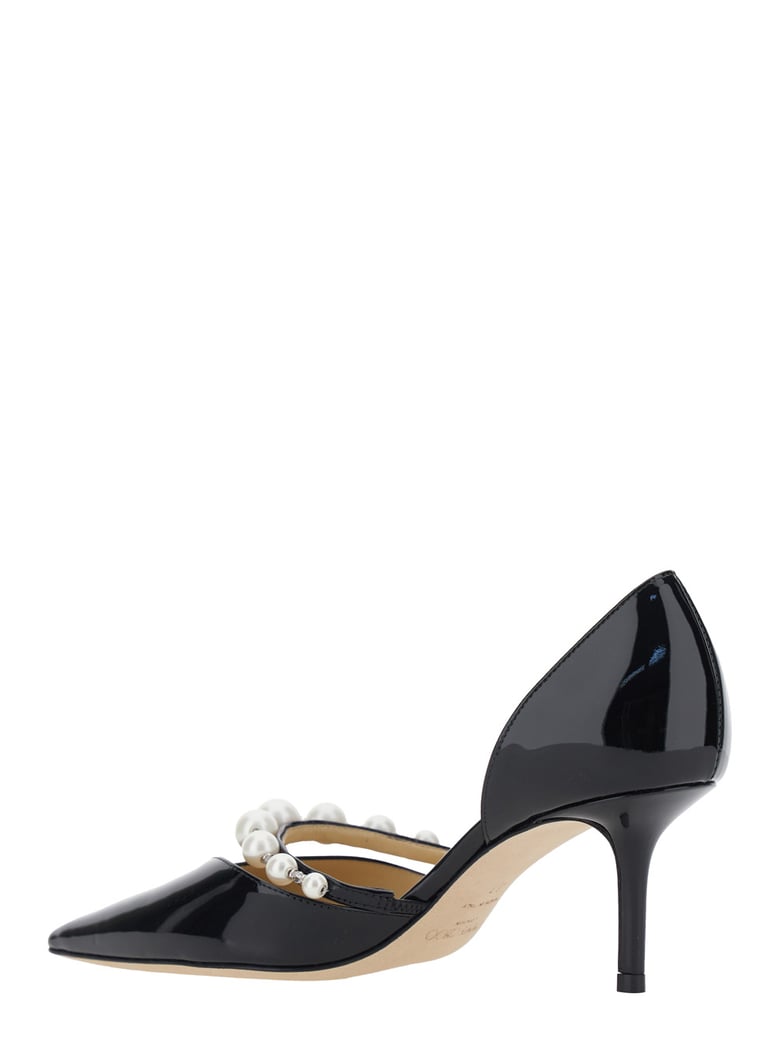 stiletto heels aurelie black leather by Selfnex