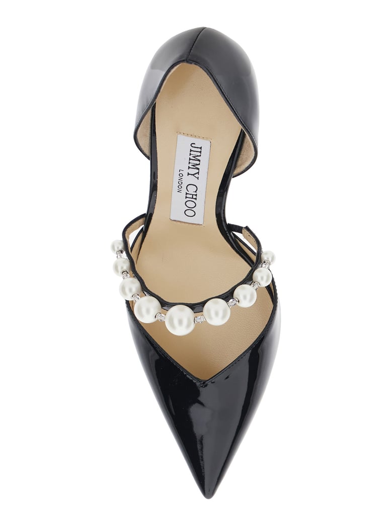 stiletto heels aurelie black leather by Selfnex