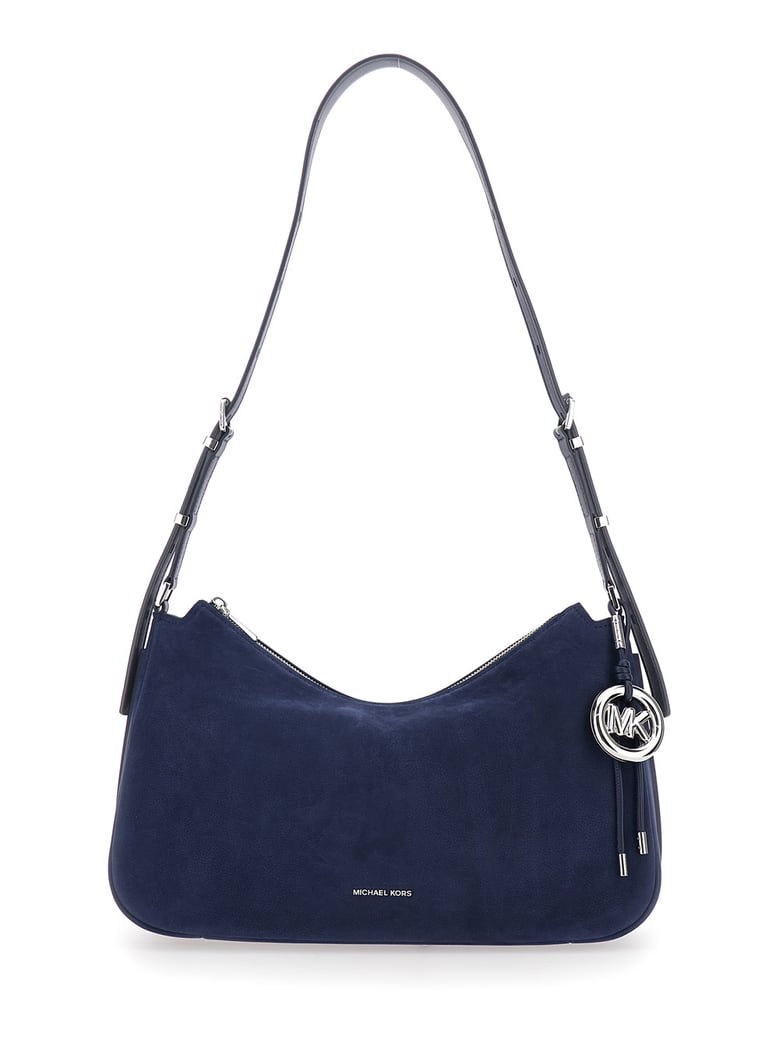 shoulder bag nolita medium blue suede by Selfnex