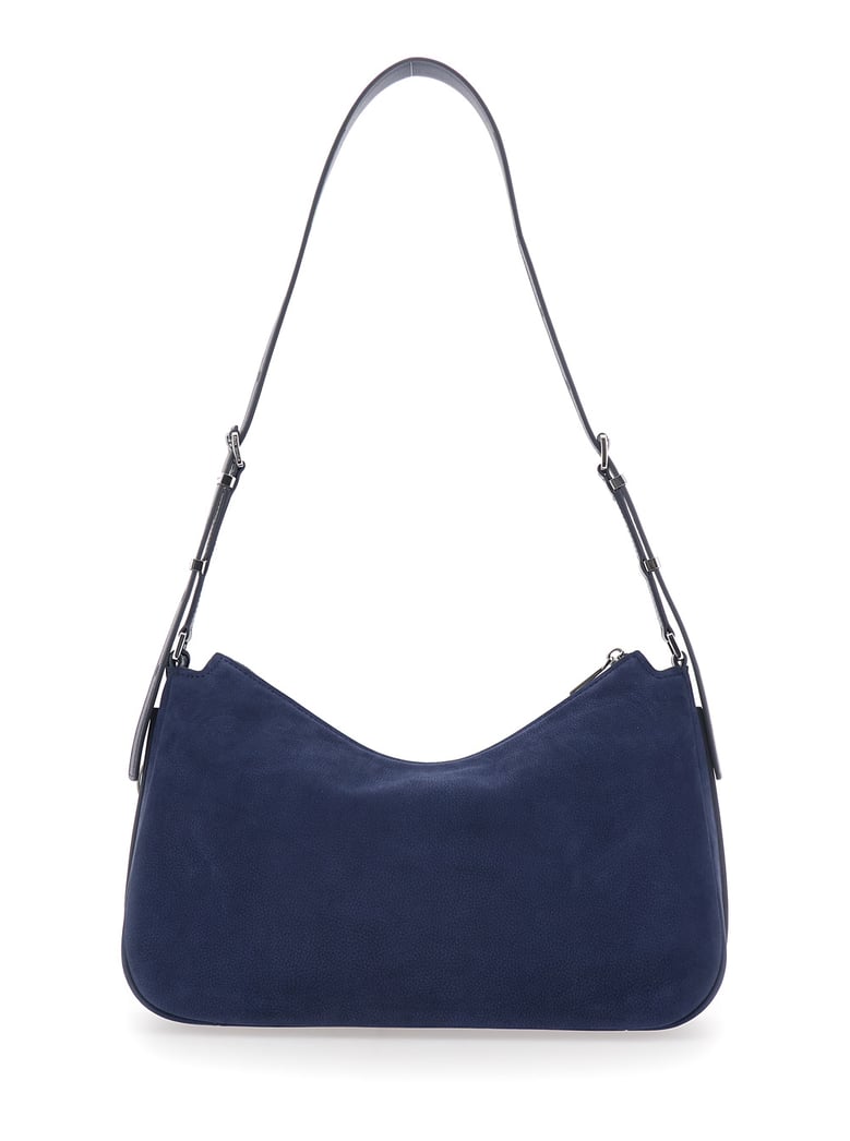 shoulder bag nolita medium blue suede by Selfnex