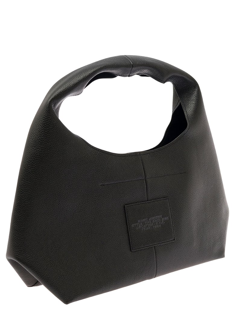 shoulder bag the sack black pebbled leather by Selfnex