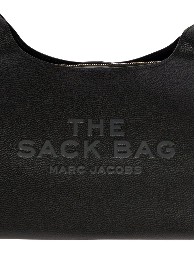 shoulder bag the sack black pebbled leather by Selfnex