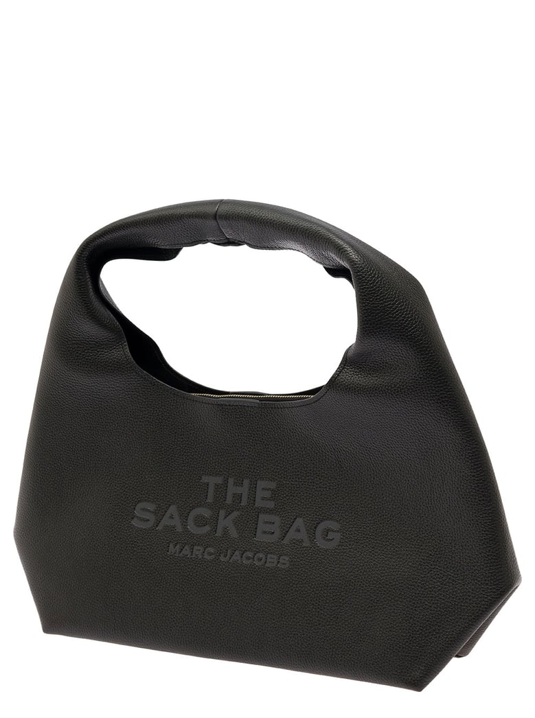 shoulder bag the sack black pebbled leather by Selfnex