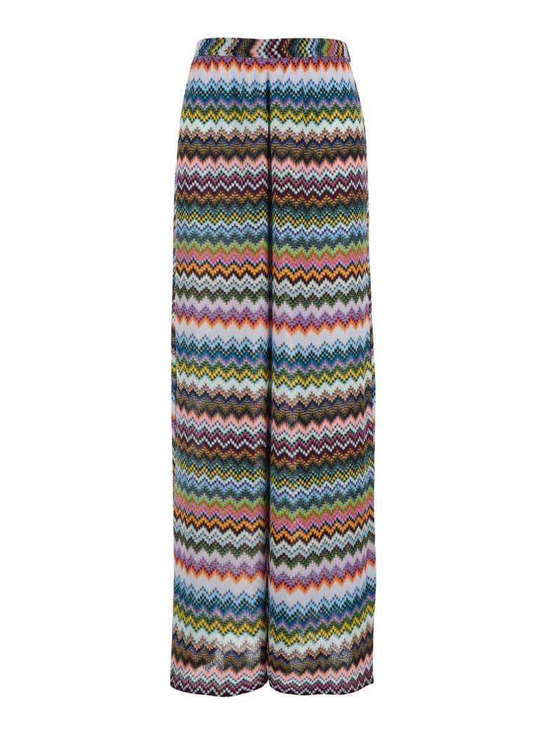 trousers multicolour lamé viscose by Selfnex