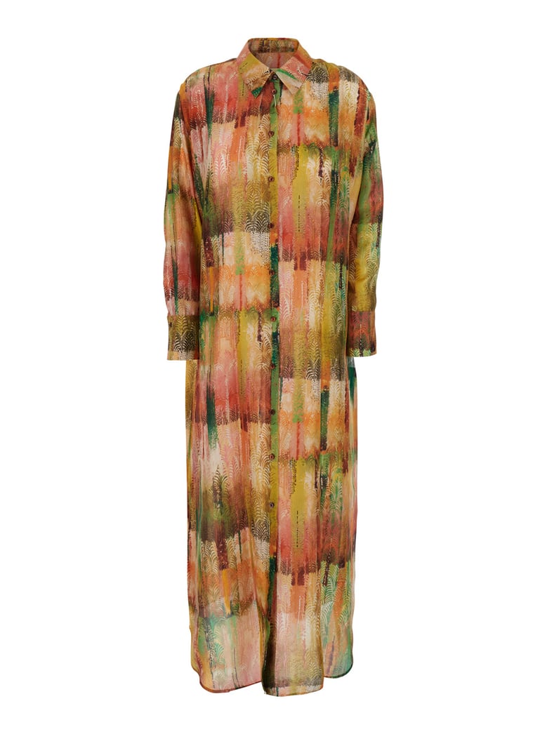 dress jau multicolour silk by Selfnex