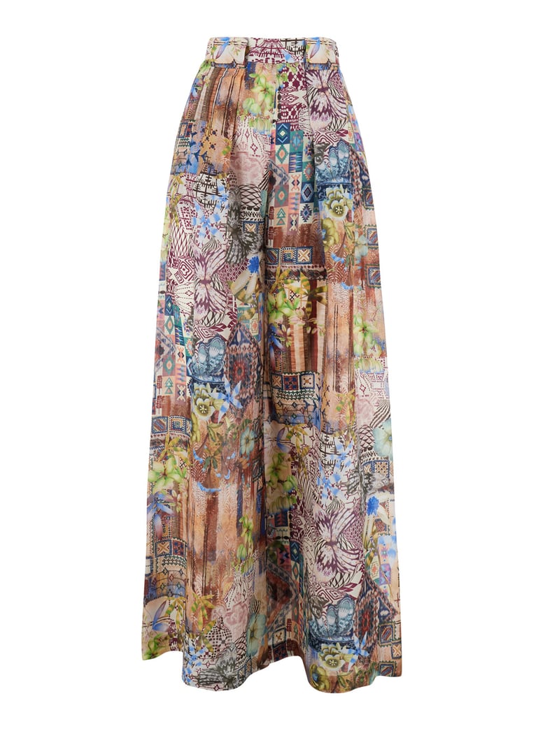 trousers aspen pant multicolour silk by Selfnex