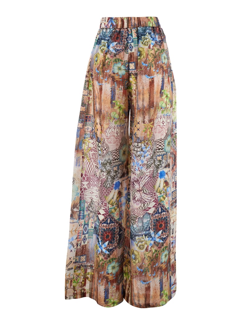 trousers aspen pant multicolour silk by Selfnex