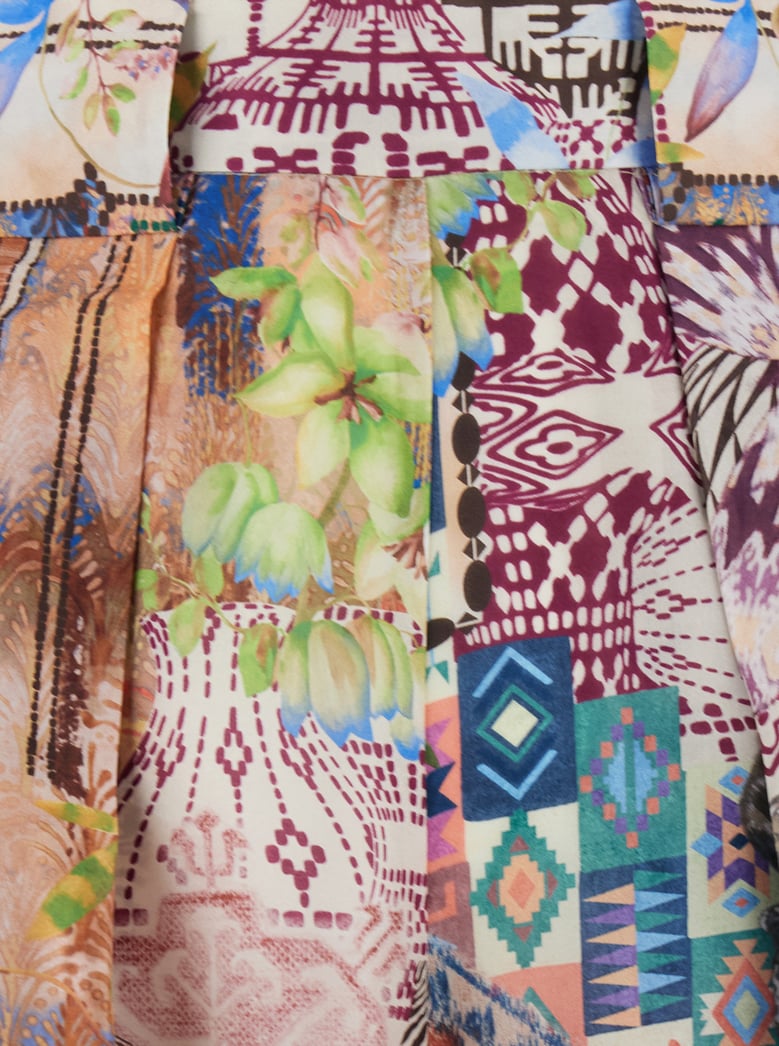 trousers aspen pant multicolour silk by Selfnex