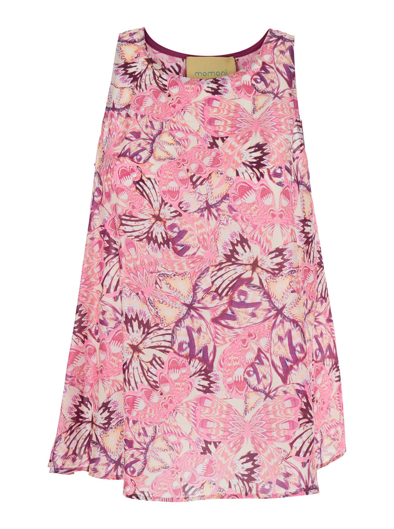 top ocra multicolour silk by Selfnex