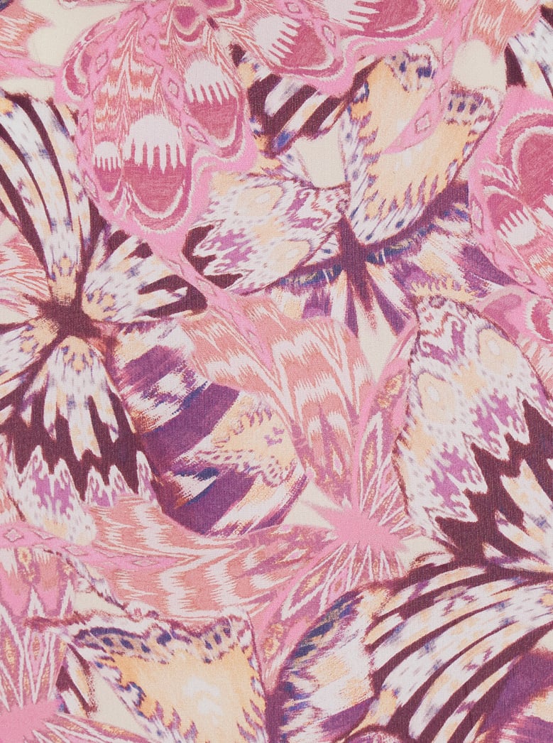 top ocra multicolour silk by Selfnex