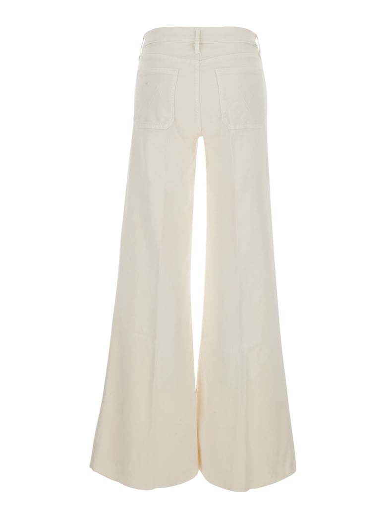 jeans the patch pocket twister fray white by Selfnex