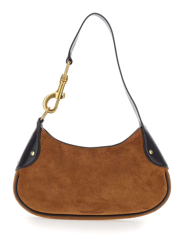 shoulder bag hackney brown suede by Selfnex