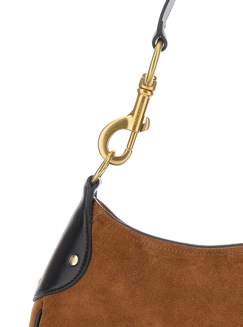 shoulder bag hackney brown suede by Selfnex