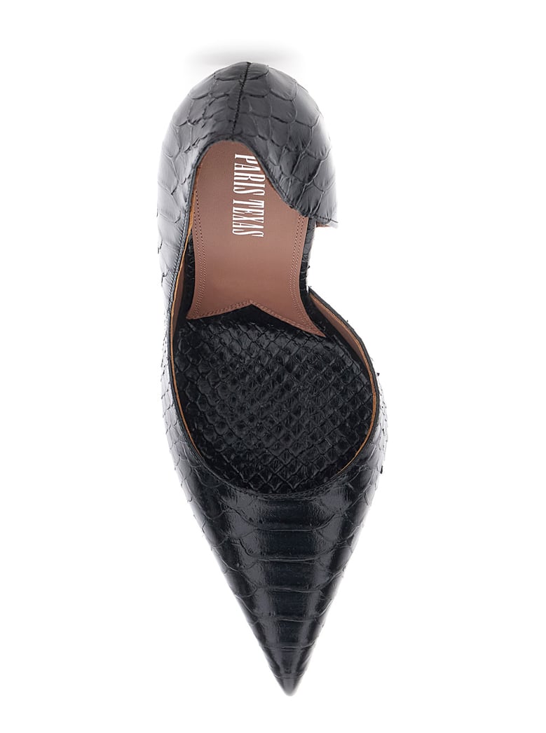 stiletto heels vera black leather by Selfnex