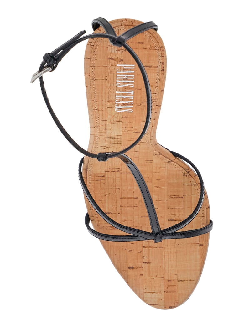 sandals lidia black leather by Selfnex