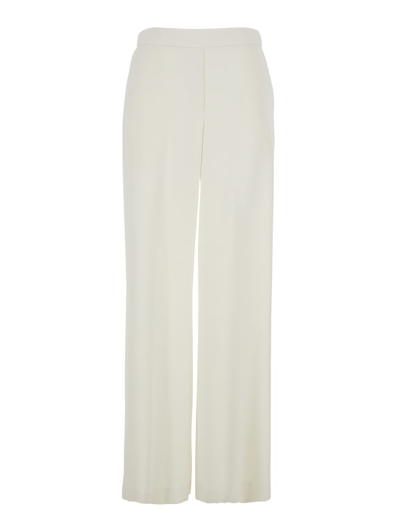 wide-leg trousers white by Selfnex