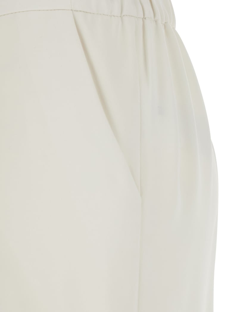 wide-leg trousers white by Selfnex