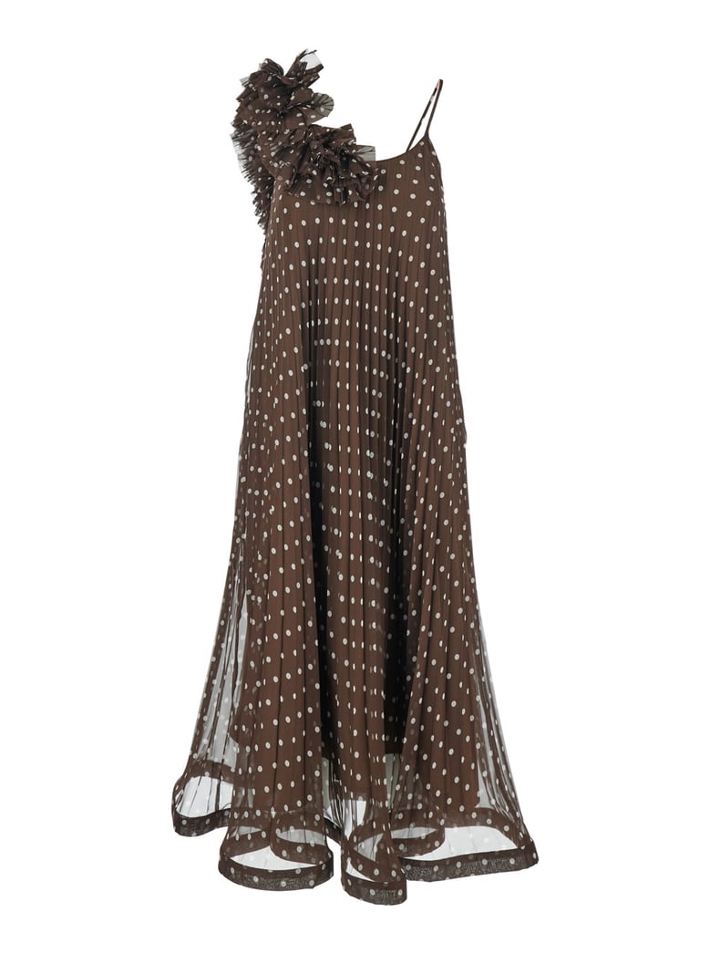 long dress brown by Selfnex