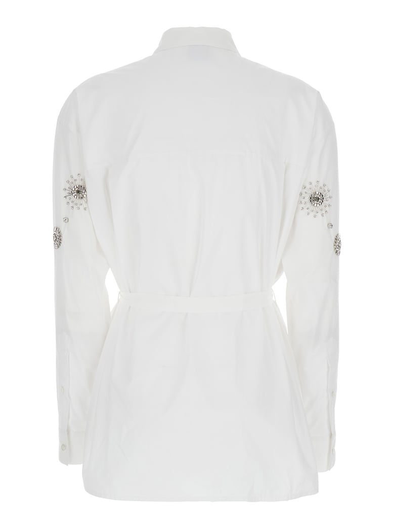 shirt carley white cotton by Selfnex