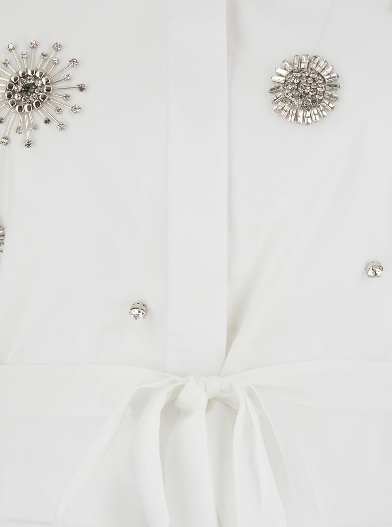 shirt carley white cotton by Selfnex