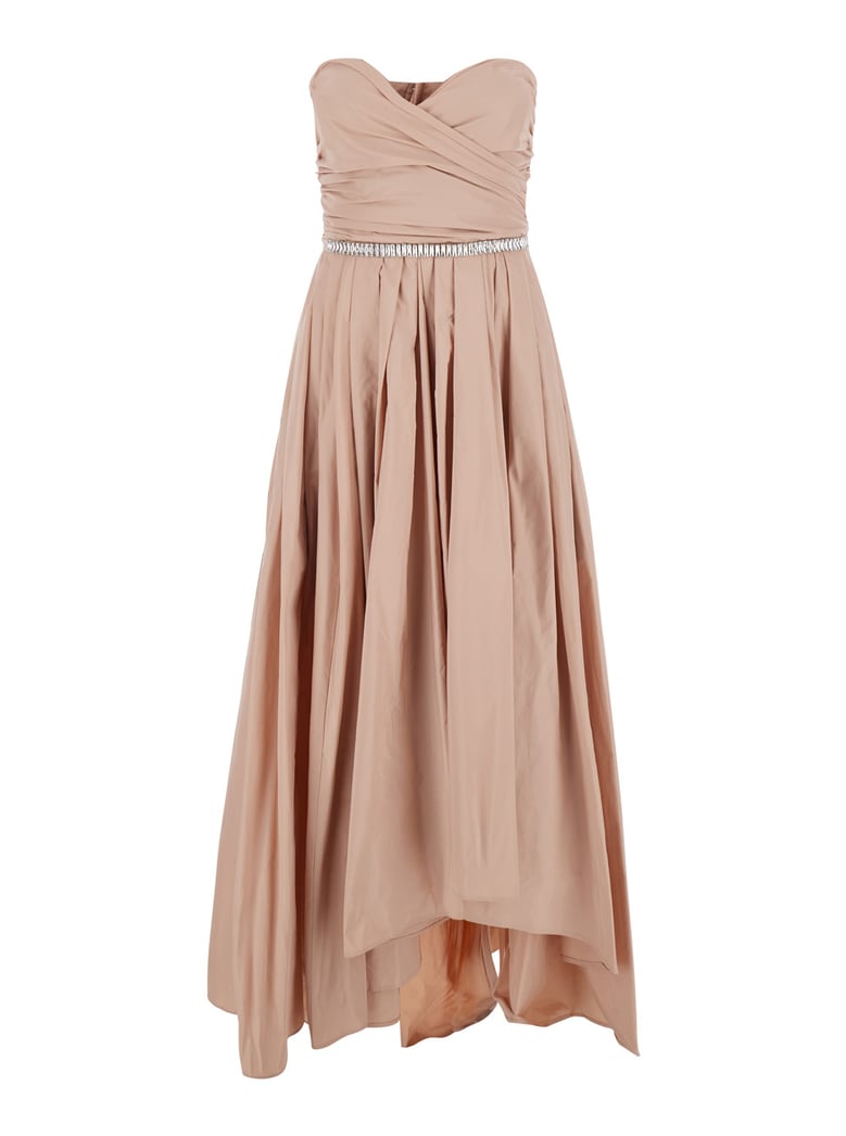 dress dattero pink taffeta by Selfnex