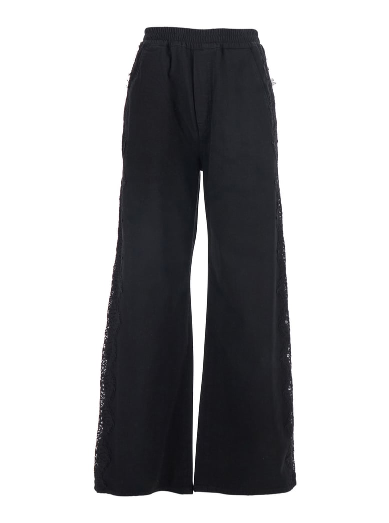 pants palco black cotton by Selfnex