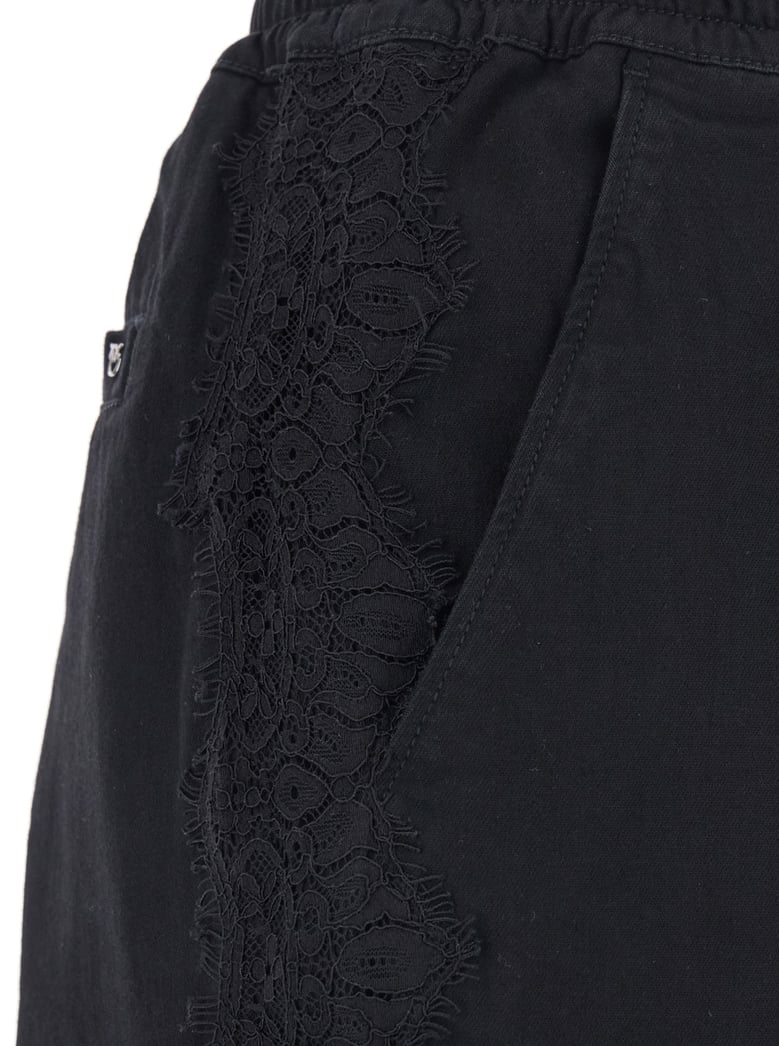 pants palco black cotton by Selfnex