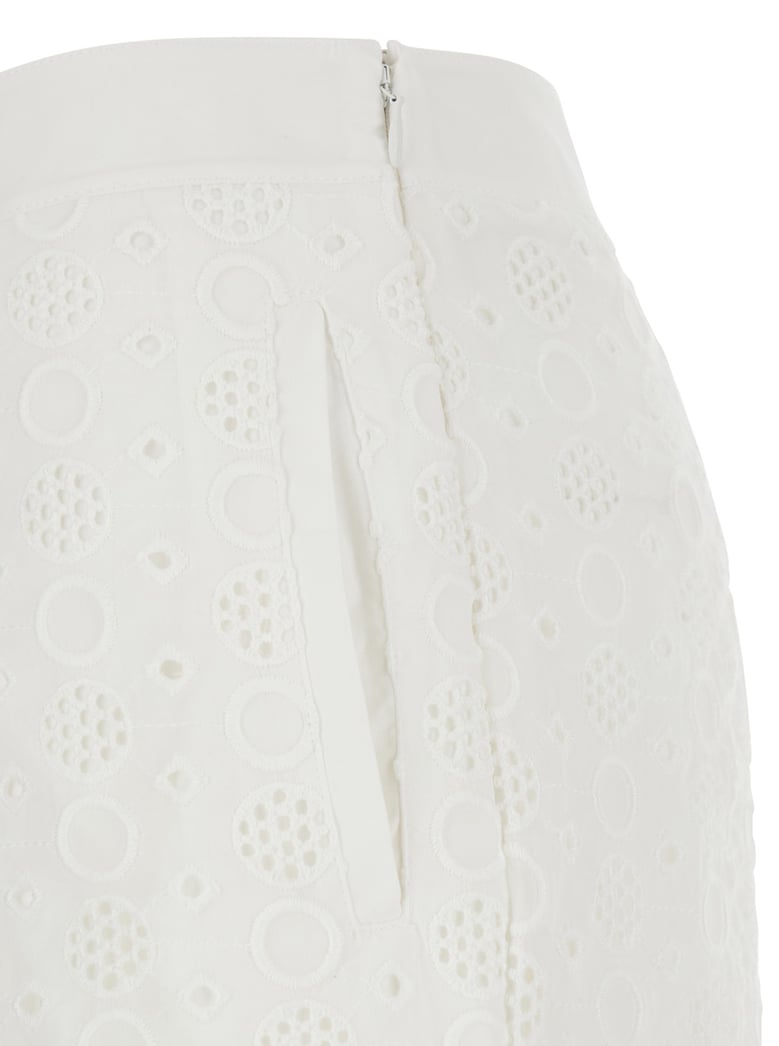 trousers cotton white by Selfnex