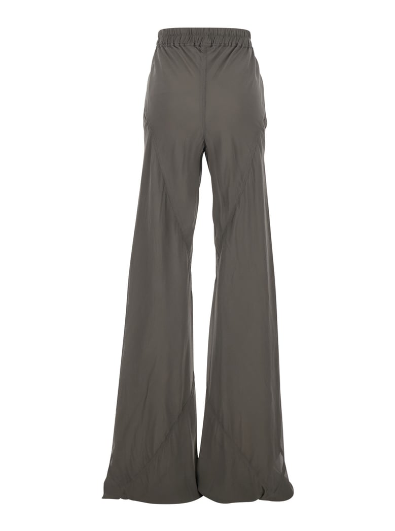 trousers bias grey silk blend by Selfnex