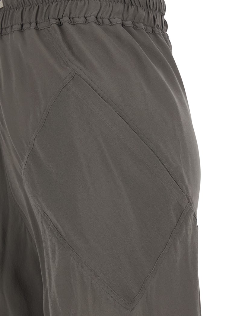 trousers bias grey silk blend by Selfnex
