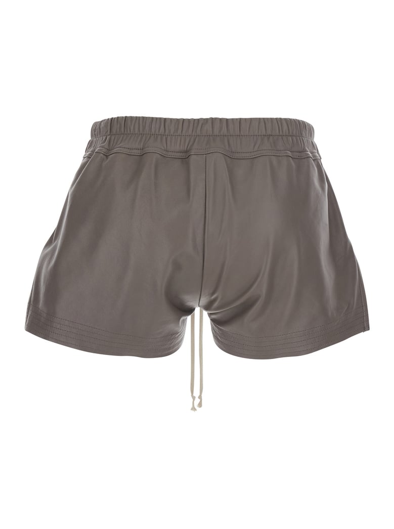 shorts fog ecoleather grey by Selfnex