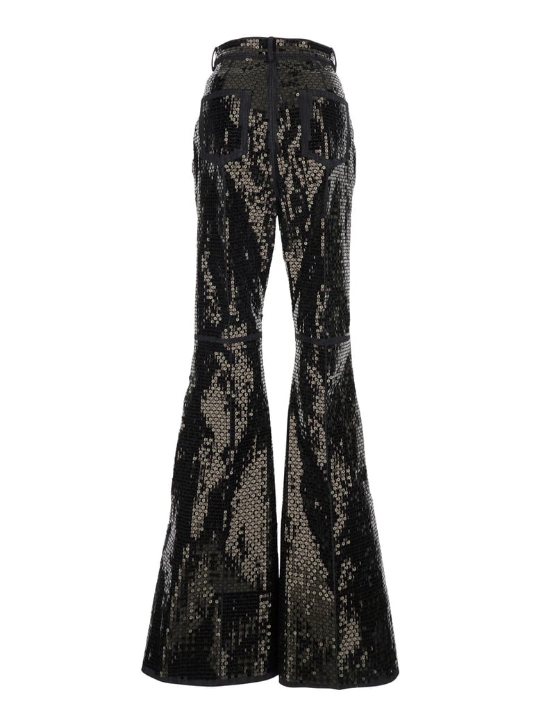 jeans bolan black sequin denim by Selfnex
