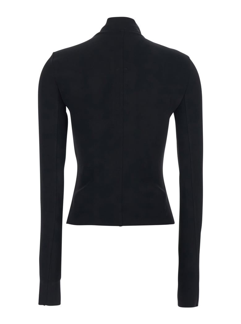 jacket gary black viscose blend by Selfnex