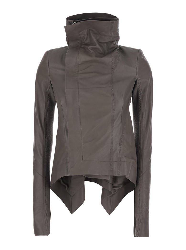 jacket naska grey leather by Selfnex