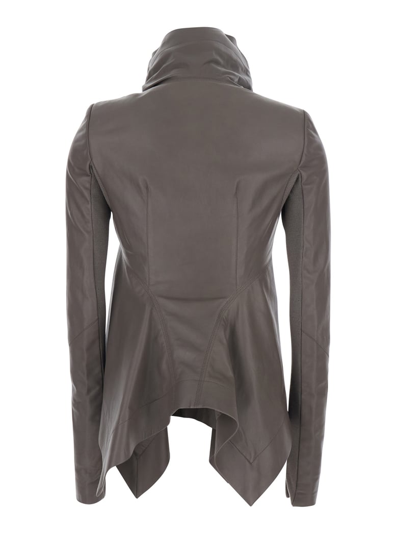 jacket naska grey leather by Selfnex